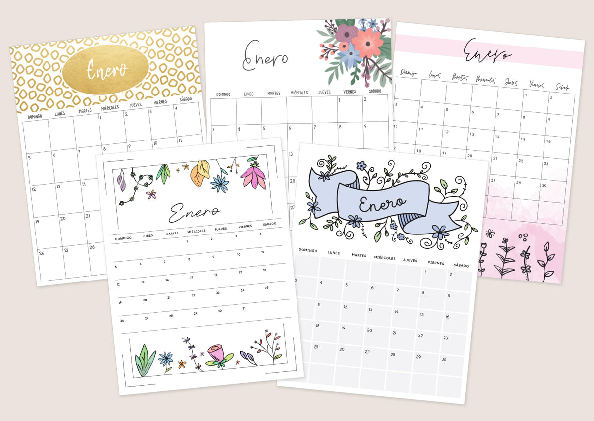 calendario enero