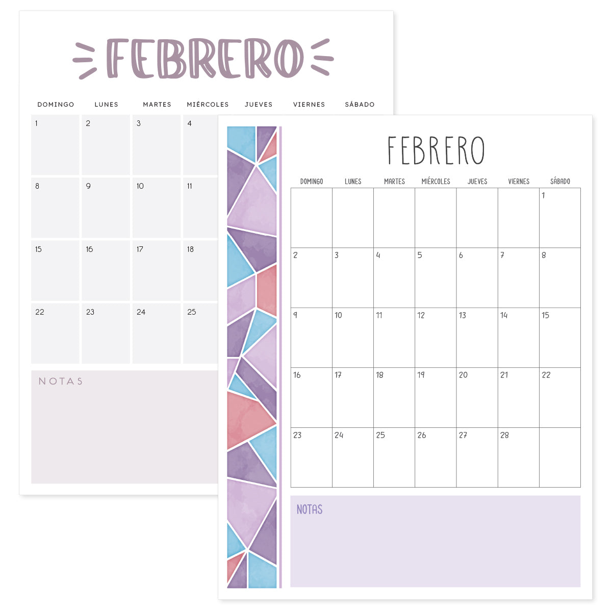 calendario febrero