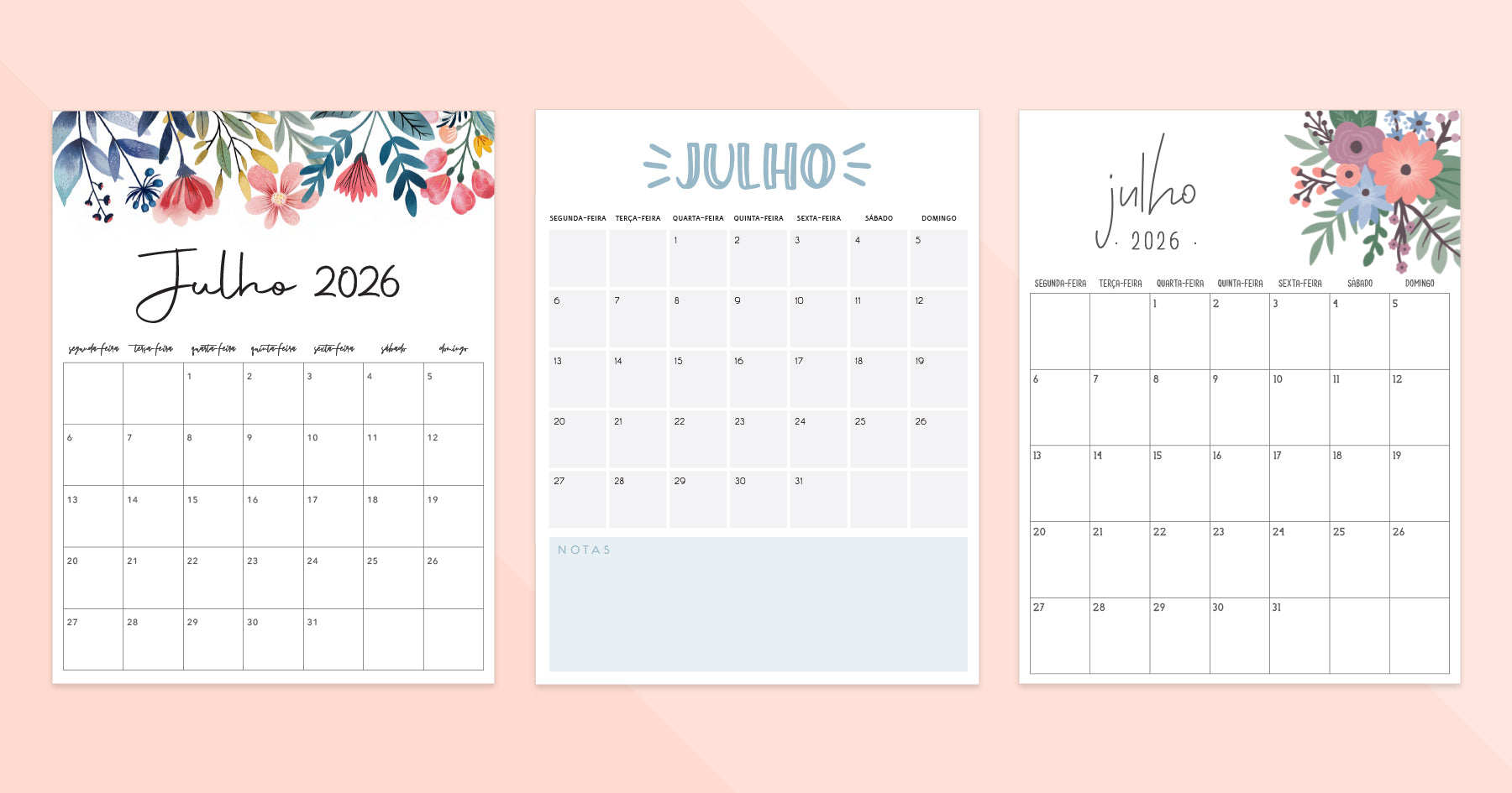 calendário julho 2026