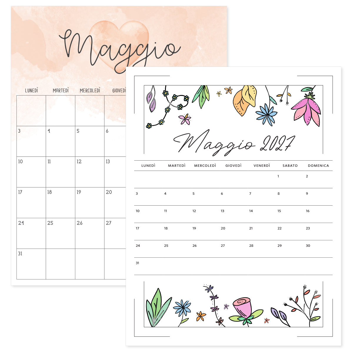 calendario maggio 2027 da stampare