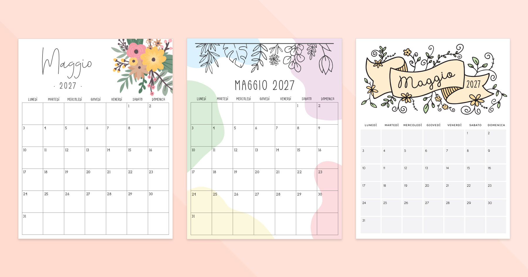 calendario maggio 2027