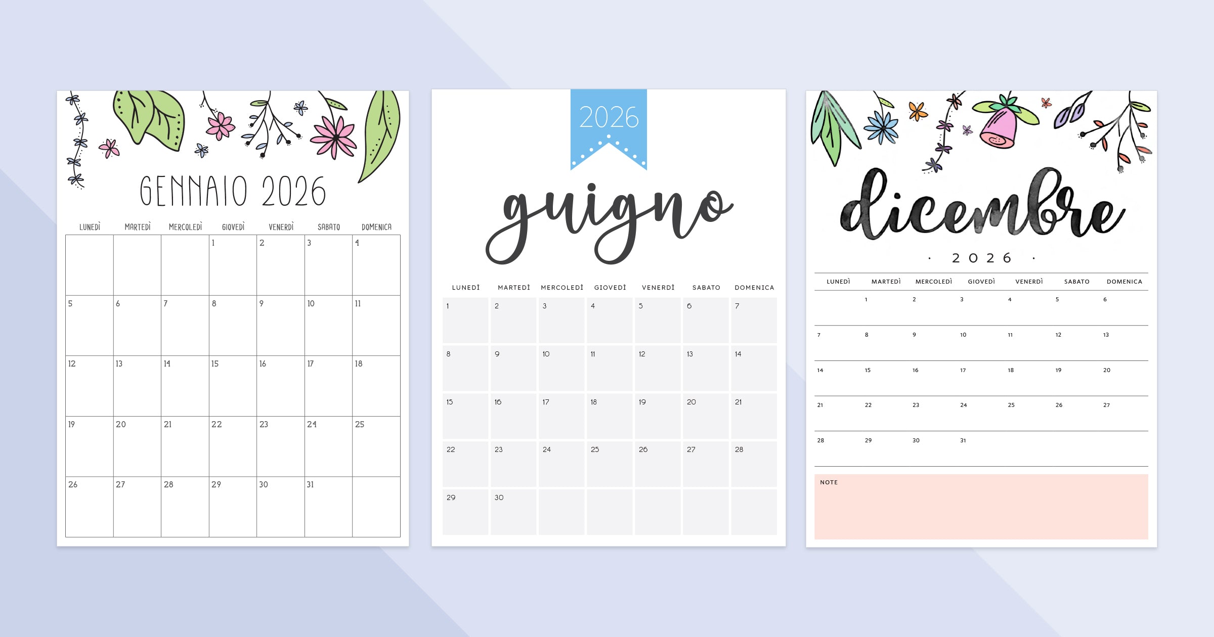 Calendario Gennaio 2026 Modelli PDF Da Stampare calendario-gennaio-2026-modelli-pdf-da-stampare