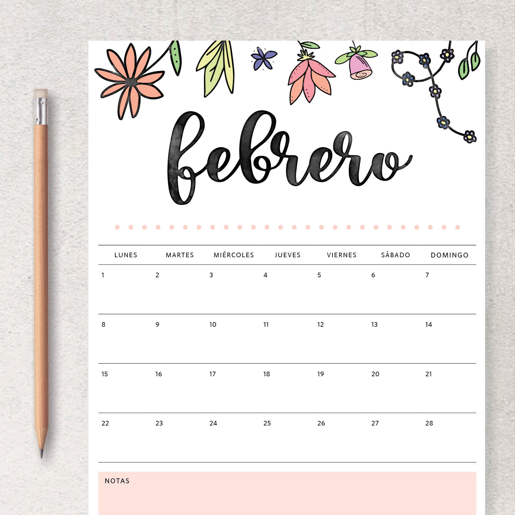 calendario para imprimir