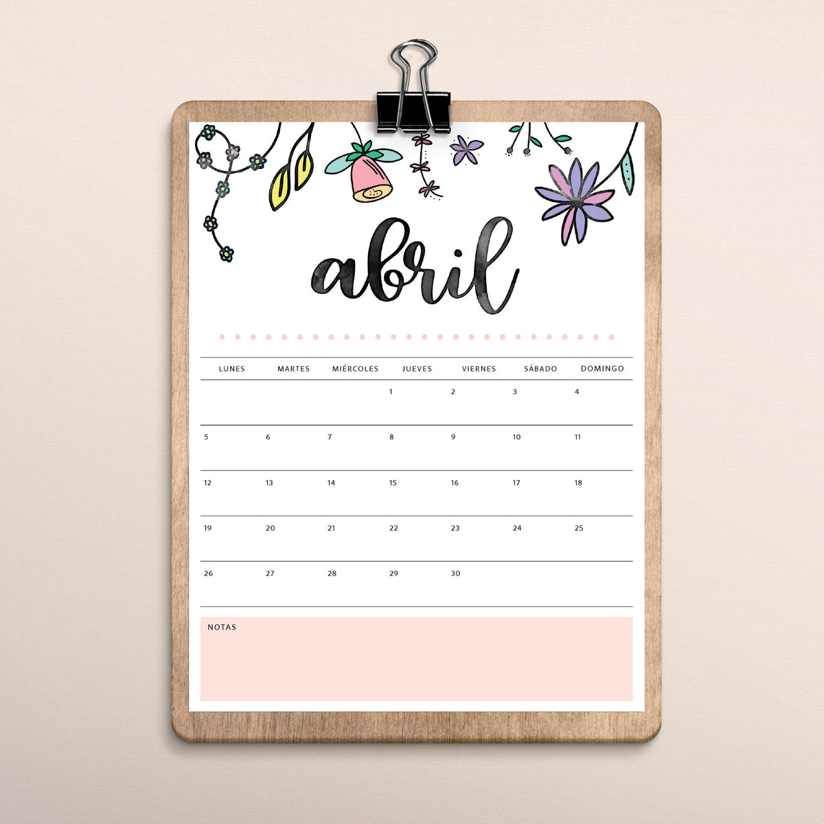 calendario para imprimir