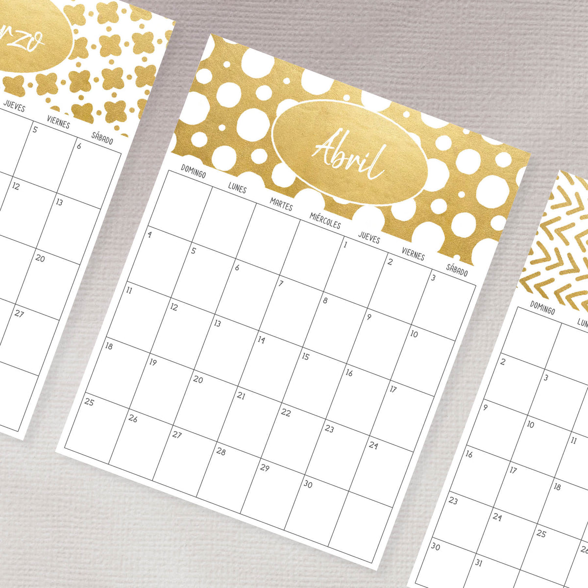 calendario para imprimir