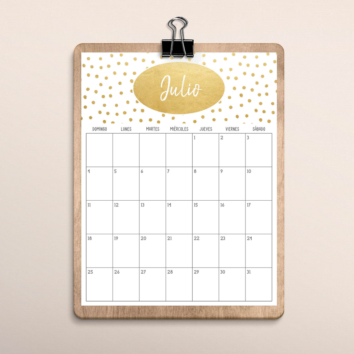 calendario para imprimir