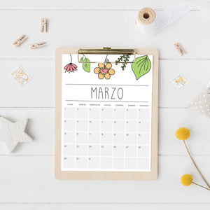 calendario para imprimir