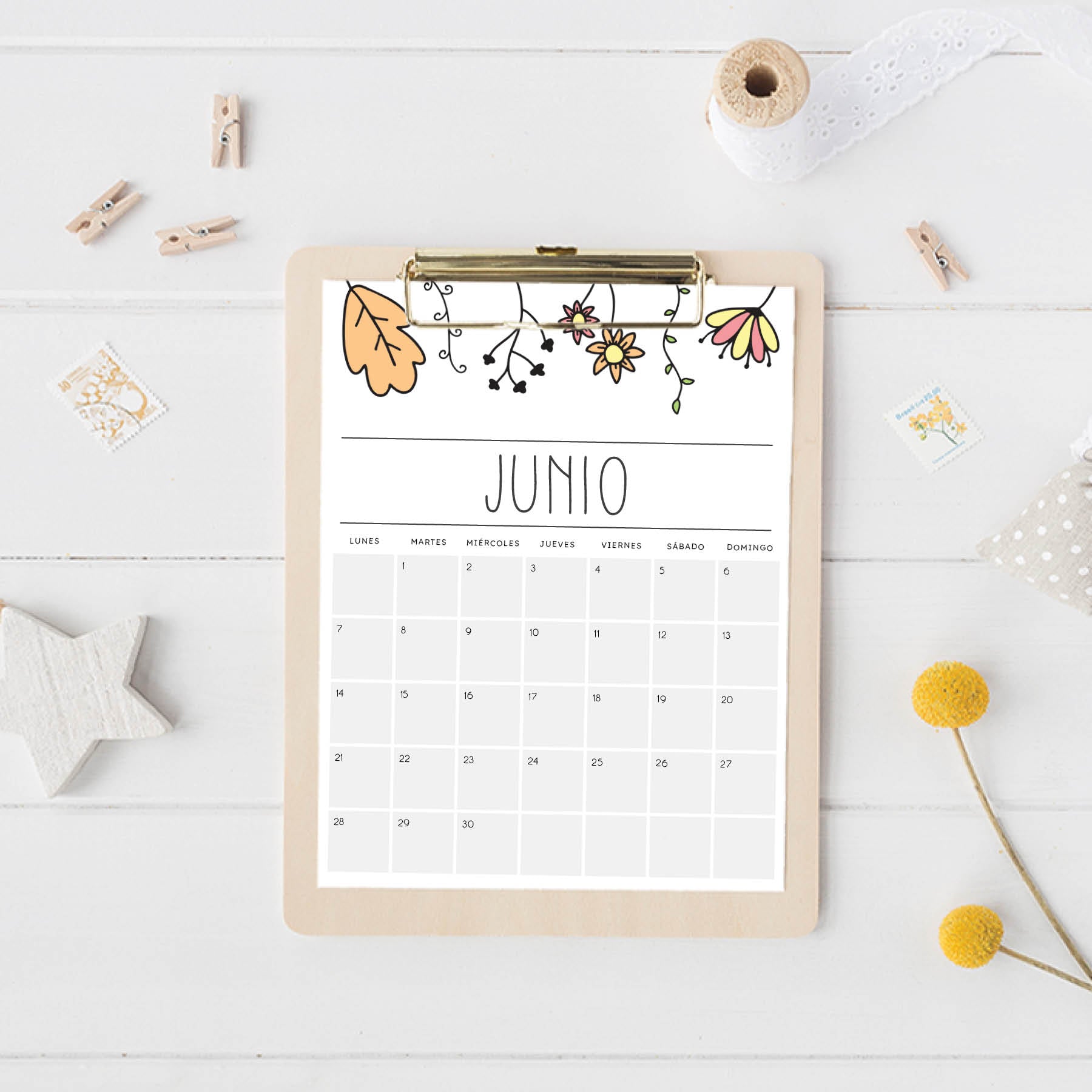 calendario para imprimir