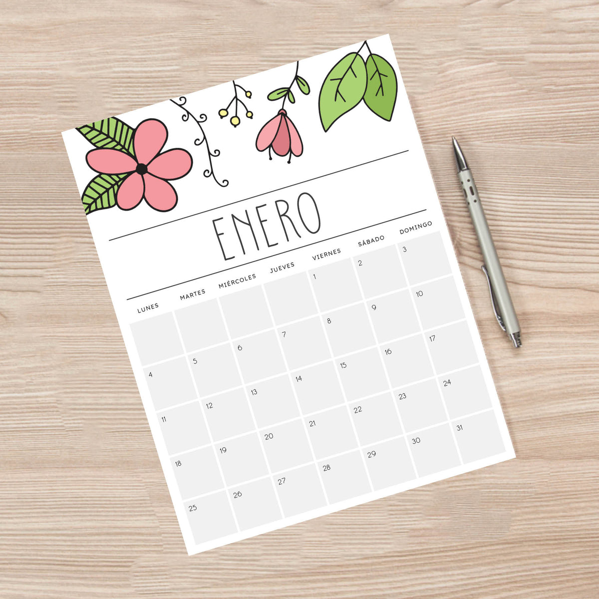 calendario para imprimir
