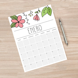 calendario para imprimir