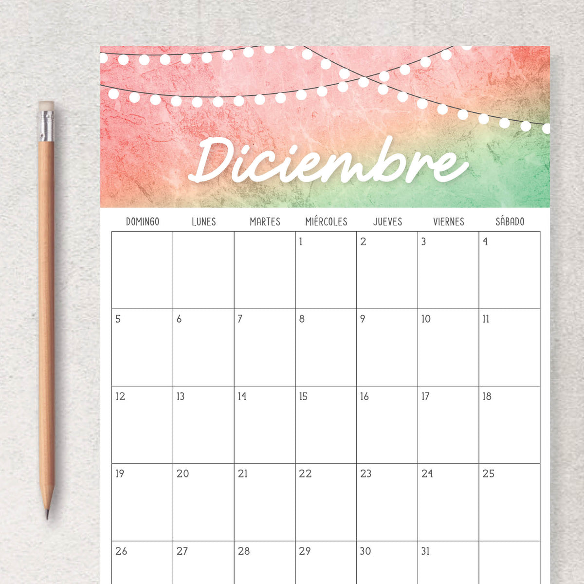 calendario para imprimir