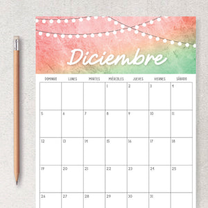calendario para imprimir