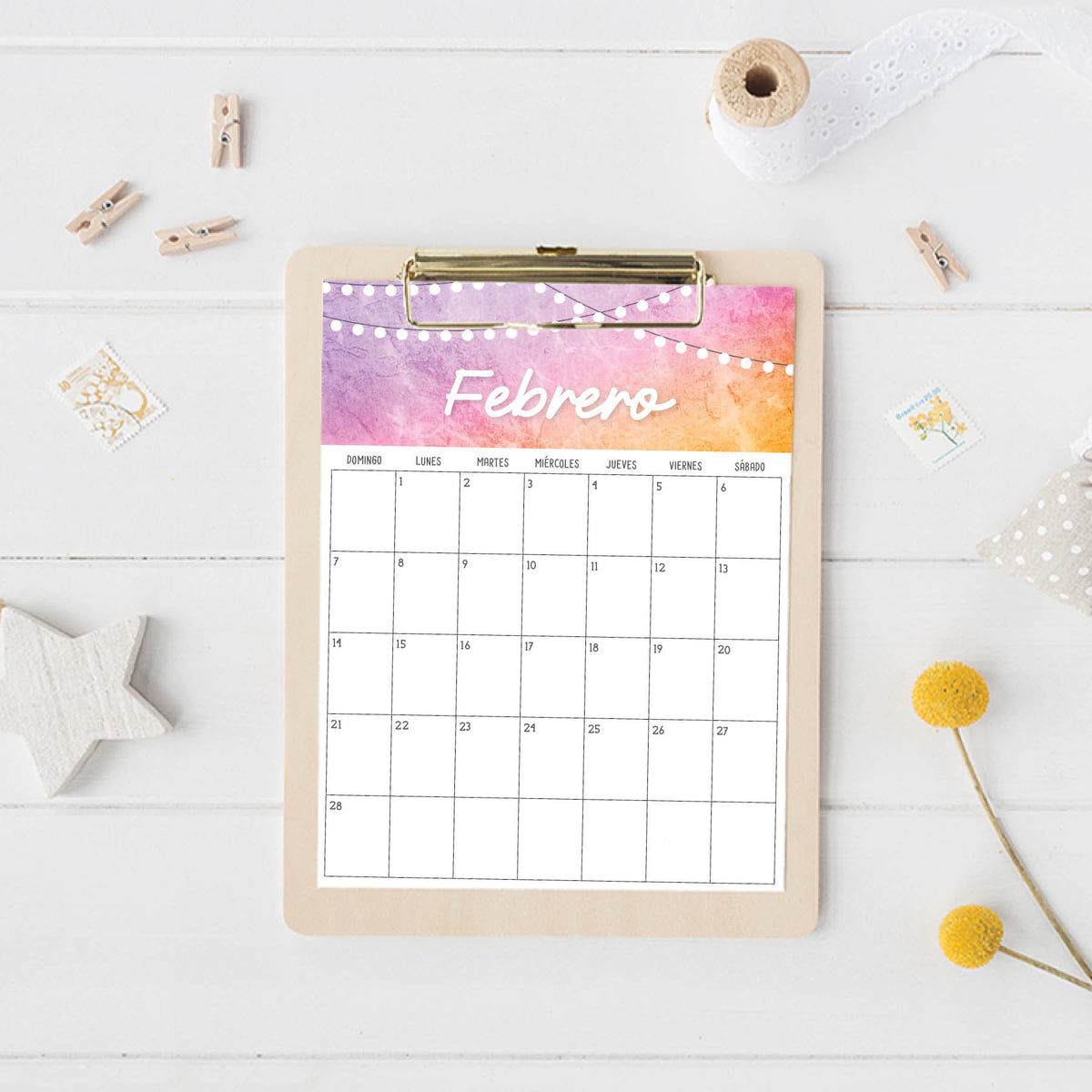 calendario para imprimir