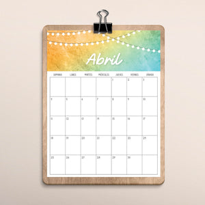 calendario para imprimir