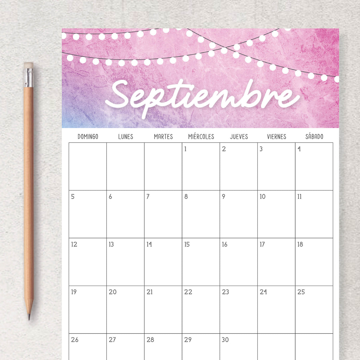 calendario para imprimir