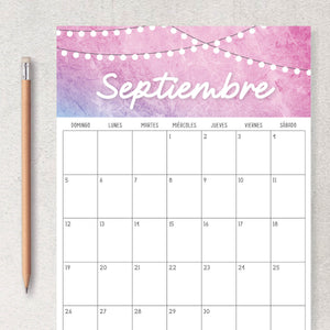 calendario para imprimir