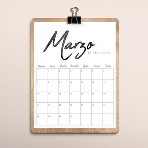 calendario para imprimir