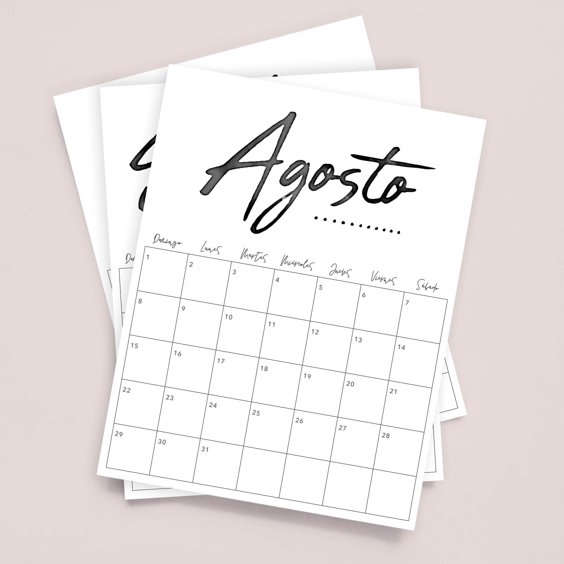 calendario para imprimir