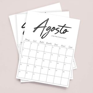calendario para imprimir