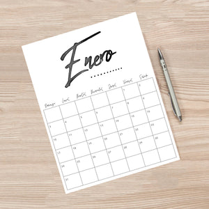 calendario para imprimir