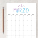 Load image into Gallery viewer, calendario para imprimir
