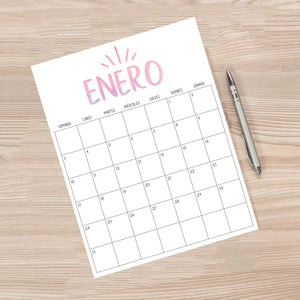 calendario para imprimir