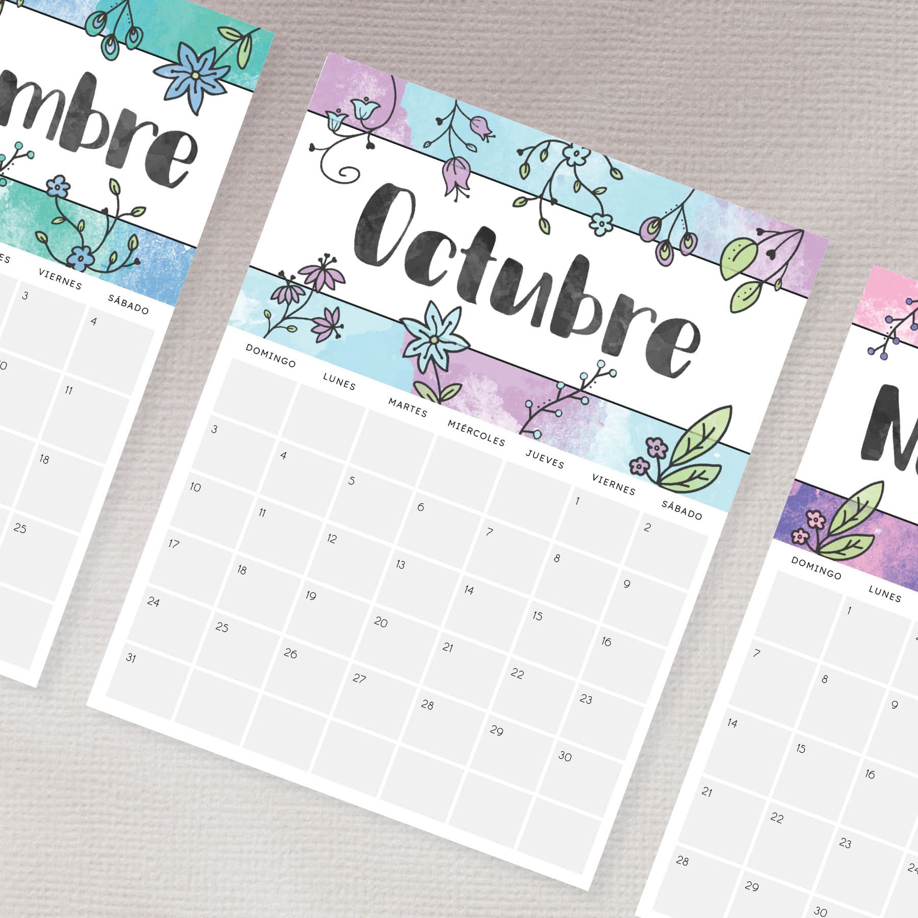 calendario para imprimir
