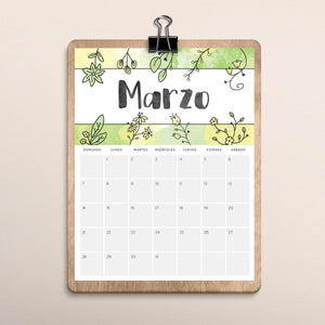 calendario para imprimir