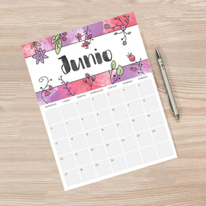calendario para imprimir