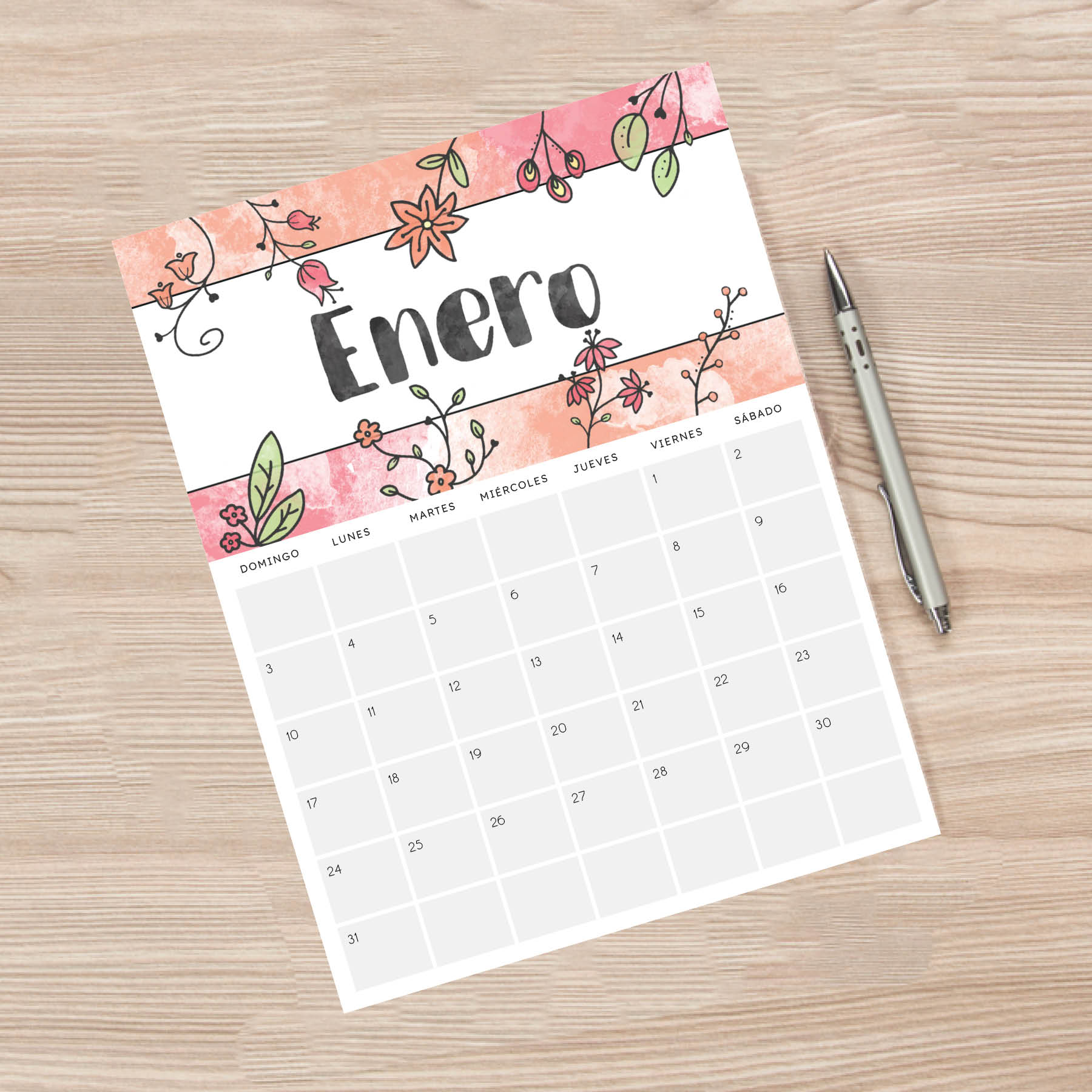 calendario para imprimir