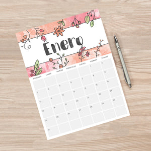 calendario para imprimir