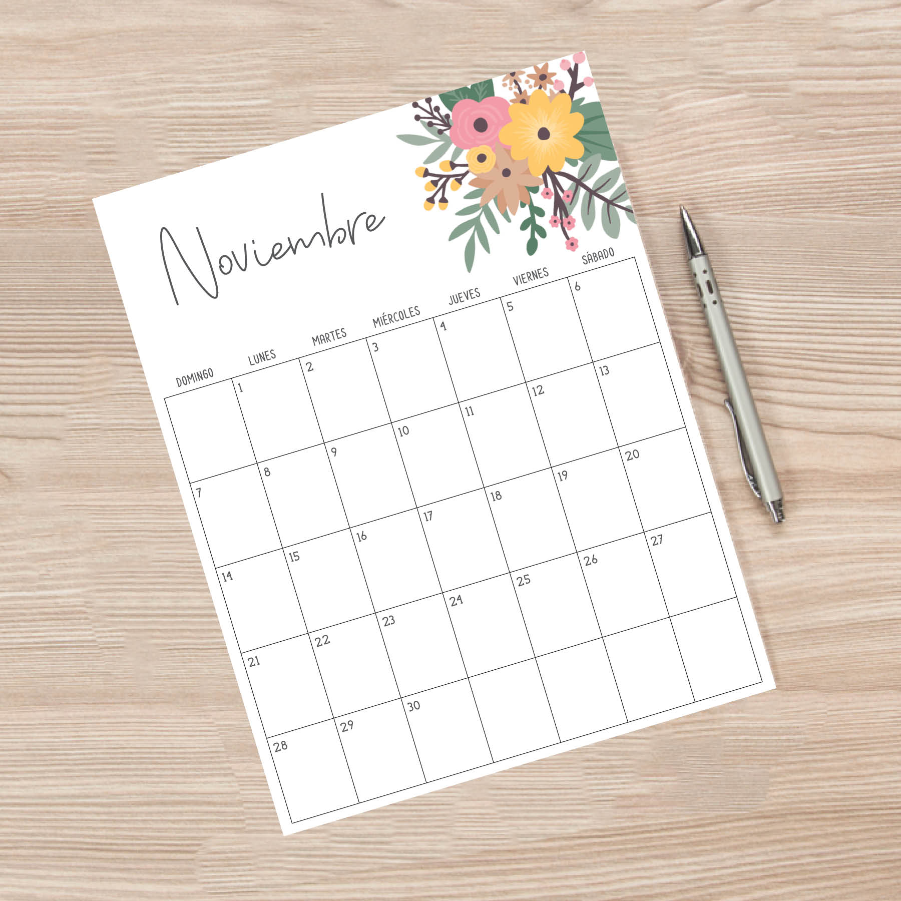 calendario para imprimir