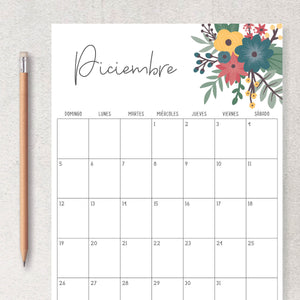 calendario para imprimir