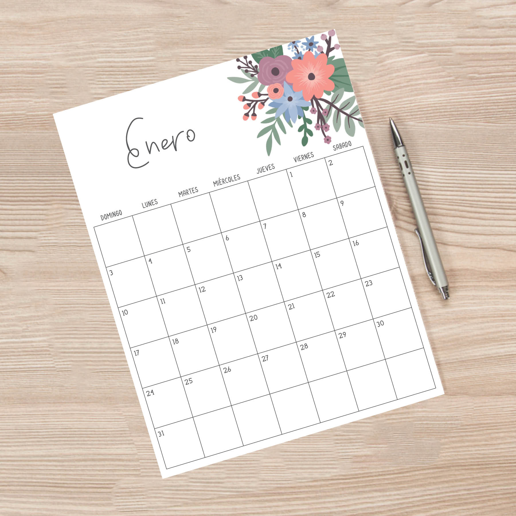 calendario para imprimir