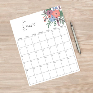 calendario para imprimir