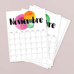 Load image into Gallery viewer, calendario para imprimir
