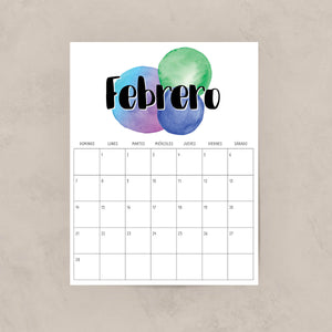 calendario para imprimir