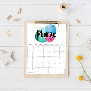 calendario para imprimir