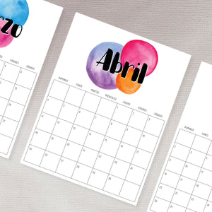 calendario para imprimir
