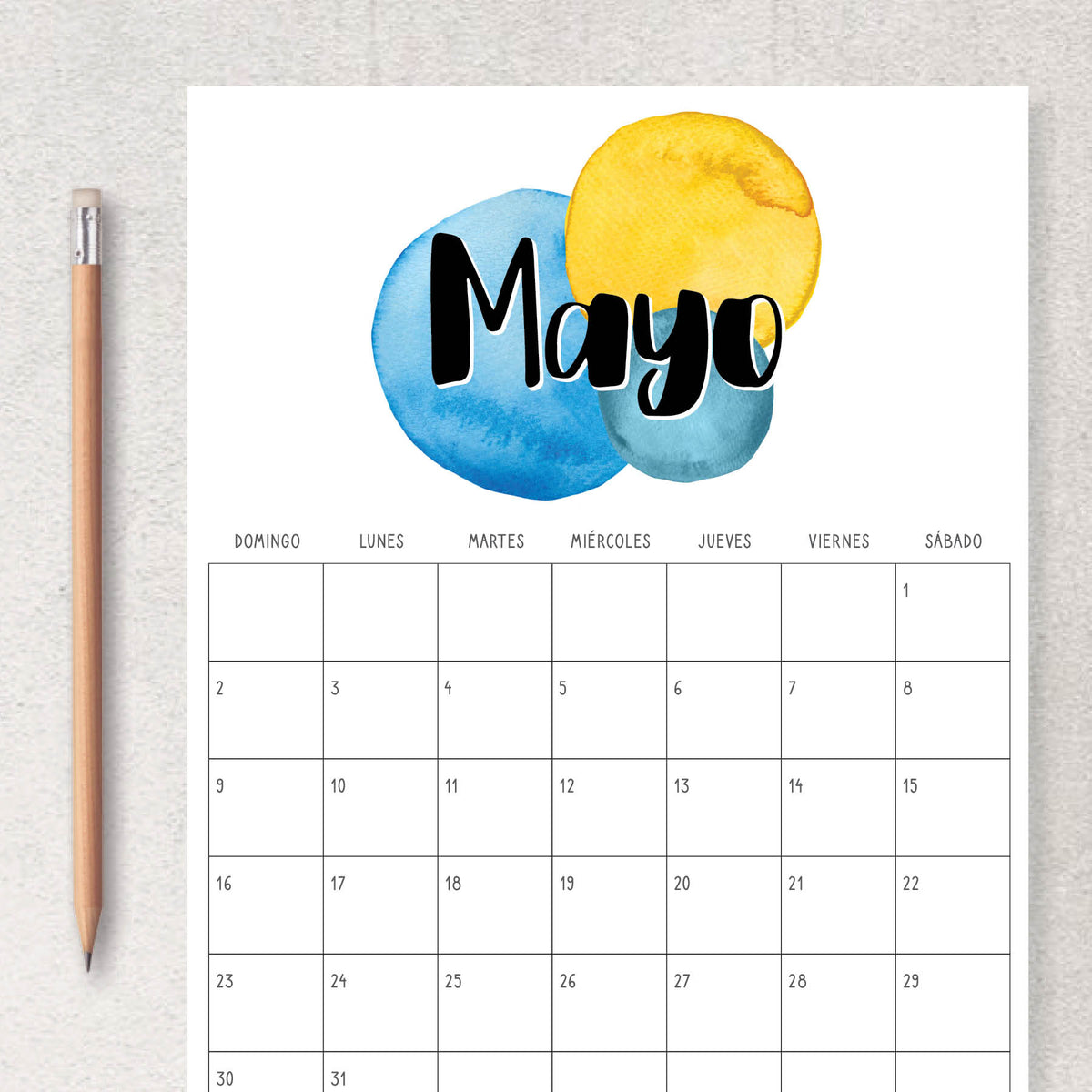 calendario para imprimir