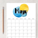Load image into Gallery viewer, calendario para imprimir
