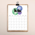 Load image into Gallery viewer, calendario para imprimir
