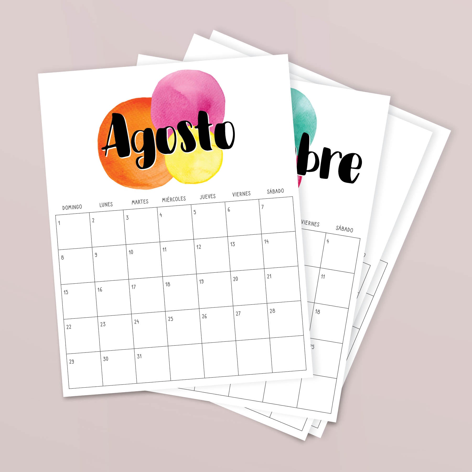 calendario para imprimir
