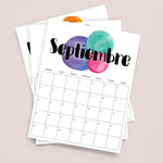 Load image into Gallery viewer, calendario para imprimir
