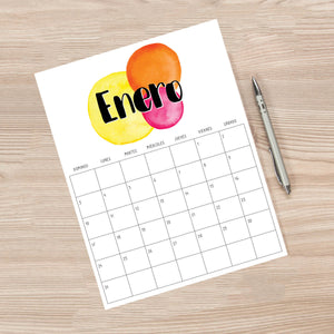 calendario para imprimir