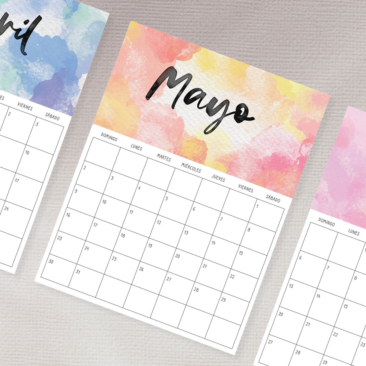 calendario para imprimir