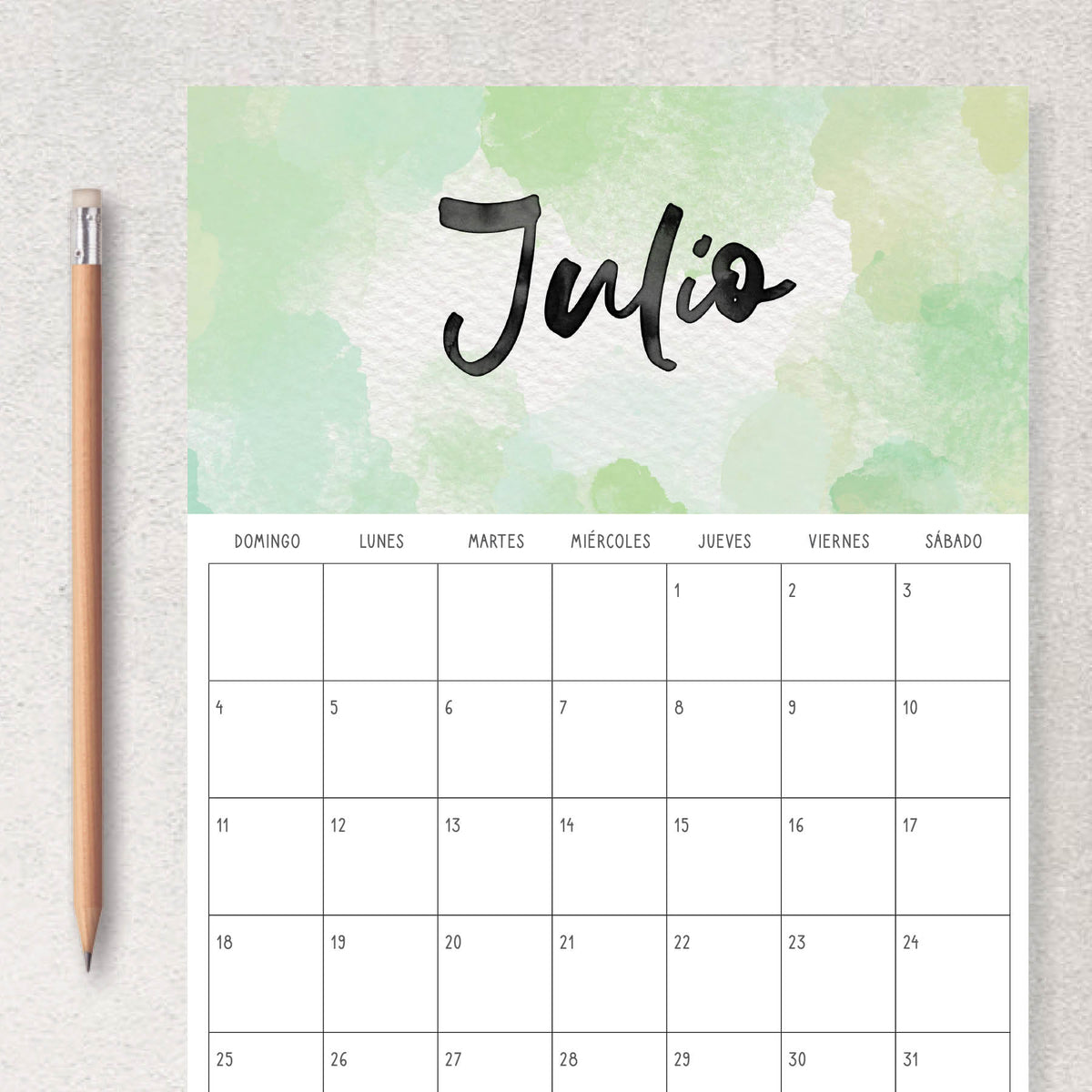 calendario para imprimir