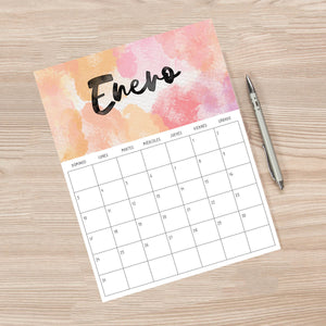calendario para imprimir