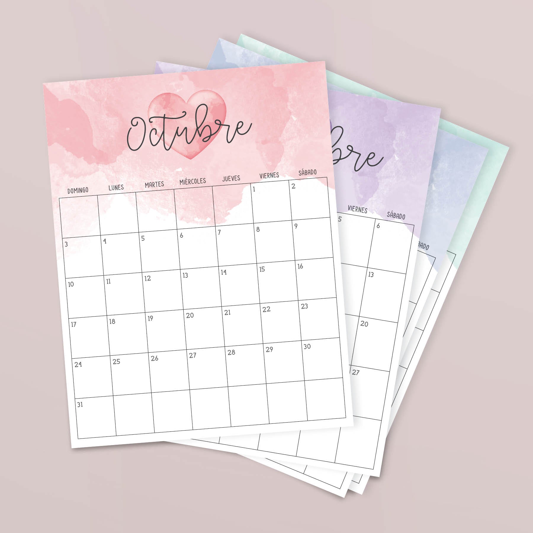 calendario para imprimir