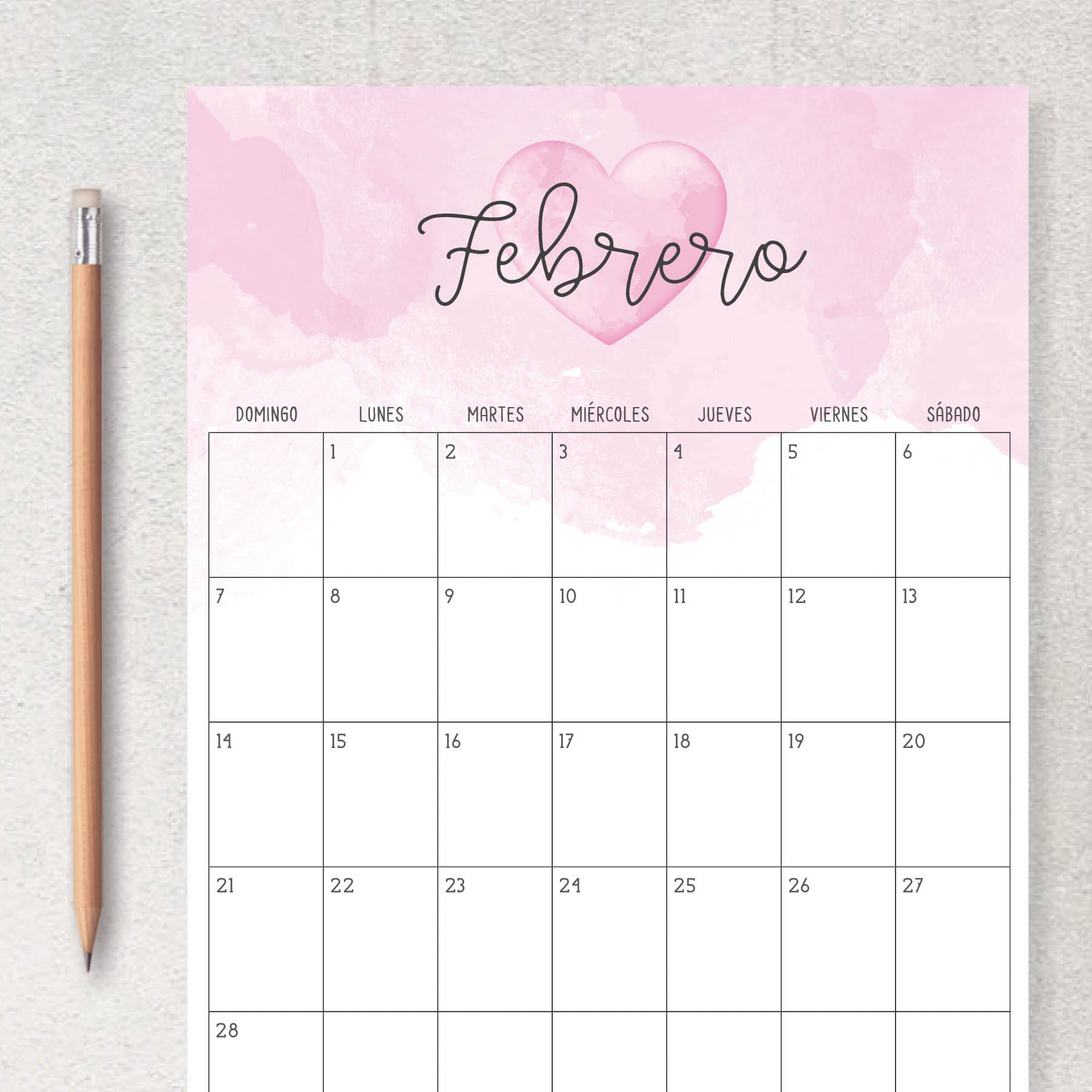 calendario para imprimir